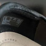 Clarks Collection by Sharon Dolly Black Suede Wedge Lug Soles Slip On Loafers 11 Photo 10