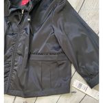 Elle Black Tie Satin Cropped Jacket NWT Photo 6