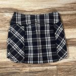 Free People  black and gray checkered short skirt Photo 0