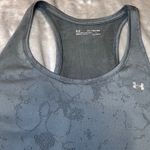 Under Armour  Racerback Tank Top Womens 2X Grey Textured Loose Fit Heatgear Gym Photo 6