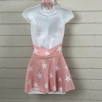 Wildfox  Star Pink Halter Peplum Top size S Photo 1