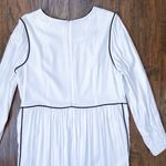 Universal Standard  • Arga Outline Dress white black piping midi minimalist Photo 10