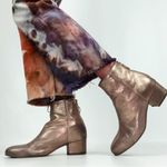 ZARA Hand-Dyed High-Waisted Straight-Leg Jeans | Size 4 Photo 5