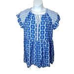 Vineyard Vines Watercolor Geo Print Midi Altered to Mini Size Medium Photo 1