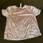 Love Charm MD  Light Pink Velvet Crop Top Photo 1