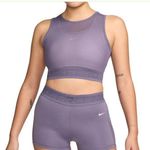 Nike NWT  Pro Mesh Tank Top Small In Color  Daybreak/White - FN7387 509 Photo 0