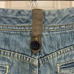 Calvin Klein Jeans  Distressed Hem Denim Skirt Photo 4