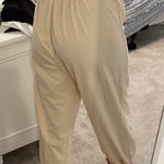 SheIn Pastel Yellow Joggers Photo 1