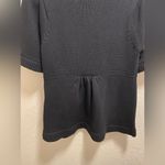 Anthropologie 525 America Short Sleeve Button Down Knit Cardigan Black Photo 6