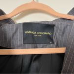 Amanda Uprichard Meritt Blazer Dress in Gray Pinstripe Size XS Photo 2