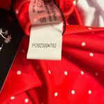 Tempt Me Red Polka Dot Large Vintage Look One Piece Halter Swim Suit Photo 6