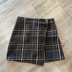 No Boundaries LAST PRICE🍒🤍  flannel faux wrap skirt 💐 Photo 10