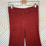 ZARA Knit Culottes in Red Rust Wide Leg High Waist Photo 5