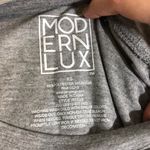 Modern Lux NWT Sunshine Gray Babydoll Tee Top T Shirt New Photo 6