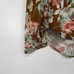 Treasure & Bond New Womens Floral Boho Hippie Long Sleeve Button Down Blouse S Photo 2