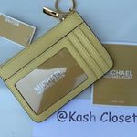 Michael Kors Buttercup Key Chain Wallet With ID Window Photo 2