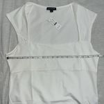 J.Crew Squareneck cap-sleeve top in stretch cotton blend size XL Photo 5