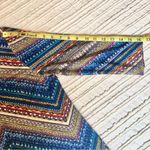 Vintage Agenda Mixed Pattern 3/4 Sleeve Top 90s Large L VTG Blue Photo 6