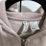 H&M Tan cropped Ladies Hooded Sweatshirt jacket Photo 3