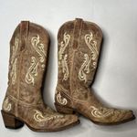 Corral  Made Mexico Boots ( Size 7 M ) Embroidery Cowgirl Photo 2