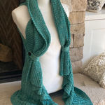 BCBG Max Azria green metallic sweater vest🌱🌺 Photo 0