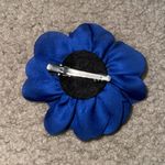 Navy Blue Flower Hair Clip Photo 2