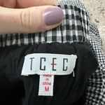 TCEC  Black & White Gingham Matching Skirt Set Size Medium Photo 7