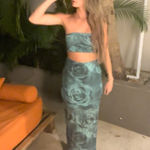 Green Vacation Two Piece Set Size XS Photo 0