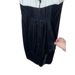 Vintage Scott McClintock Black White Lace Velvet‎ Formal Dress Size 10 Photo 7