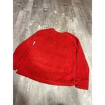 Ugly Christmas Sweater Womens L Santa‎ Suit Sherpa Sequined Fleece Red C0073 Size L Photo 4