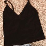 Brandy Melville Black velvet tank top Photo 0