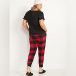 Old Navy  Women’s Flannel Jogger Pajama Pants Red/Black Buffalo Plaid Size XS NWT Photo 1