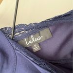 Lulus  Lace Edge Cutout Waist Mini Dress Sleeveless High Neck Zip Up USA Made EUC Photo 7