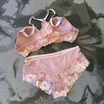 Adore Me  Lace Pink Lingerie Set Photo 1