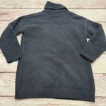 Barefoot Dreams  CozyChic Cowl Neck Tunic Sweater Grey Blue Oversized Size Large Photo 2