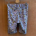 Terez metallic cheetah bike shorts Photo 2