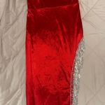 Silk red night dress Size L Photo 0