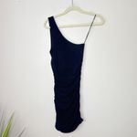 l*space NEW‎ NWT L  Alana Mini Dress Black Medium Ruched Sides One-Shoulder LBD Photo 4