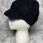 J.Crew Women’s  Wool Cable Knit Beanie Hat Black Photo 0