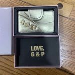 Juicy Couture Rare Retro Pam & Gela Gold Leather Credit Card/Gift Card Wallet Photo 0