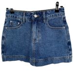 Princess Polly  Women's Jean Gazelle Denim Skort Mid Wash, Size 2, NWOT Photo 0