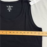 Chico's Chico’s Angelo basic black knit tank top size 2 large new with tags Photo 3