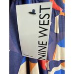 Nine West Plus 3X Abstract Tiered Long Maxi Dress Long Sleeveless Lined NWT Photo 2