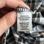 Altar'd State  Black and White Asymmetrical Wrap Skort Preppy Plaid School Girl Photo 6