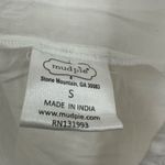 Mud Pie  Size Small Button Up Dress White‎ 100% Cotton Flowy Summer Spring Photo 4