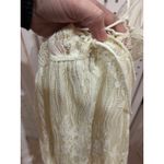 Cream Lace Halter Neck Mini Dress with Criss Cross Back White Size undefined Photo 10