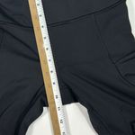 Athleta  Athletic Leggings with‎ Side Pockets & Perforated Floral Design Black Sm Photo 8