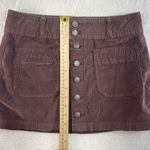 Free People We The Sz 27 Joanie Cord Mini Skirt Brown Low Rise Coquette Boho Photo 12