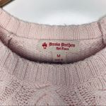 Brooks Brothers  Red Fleece Pink Wool Blend Sweater Size Medium Photo 4