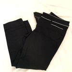 Banana Republic Sloan Black White Stripe Dress Pants Size 6 Photo 6